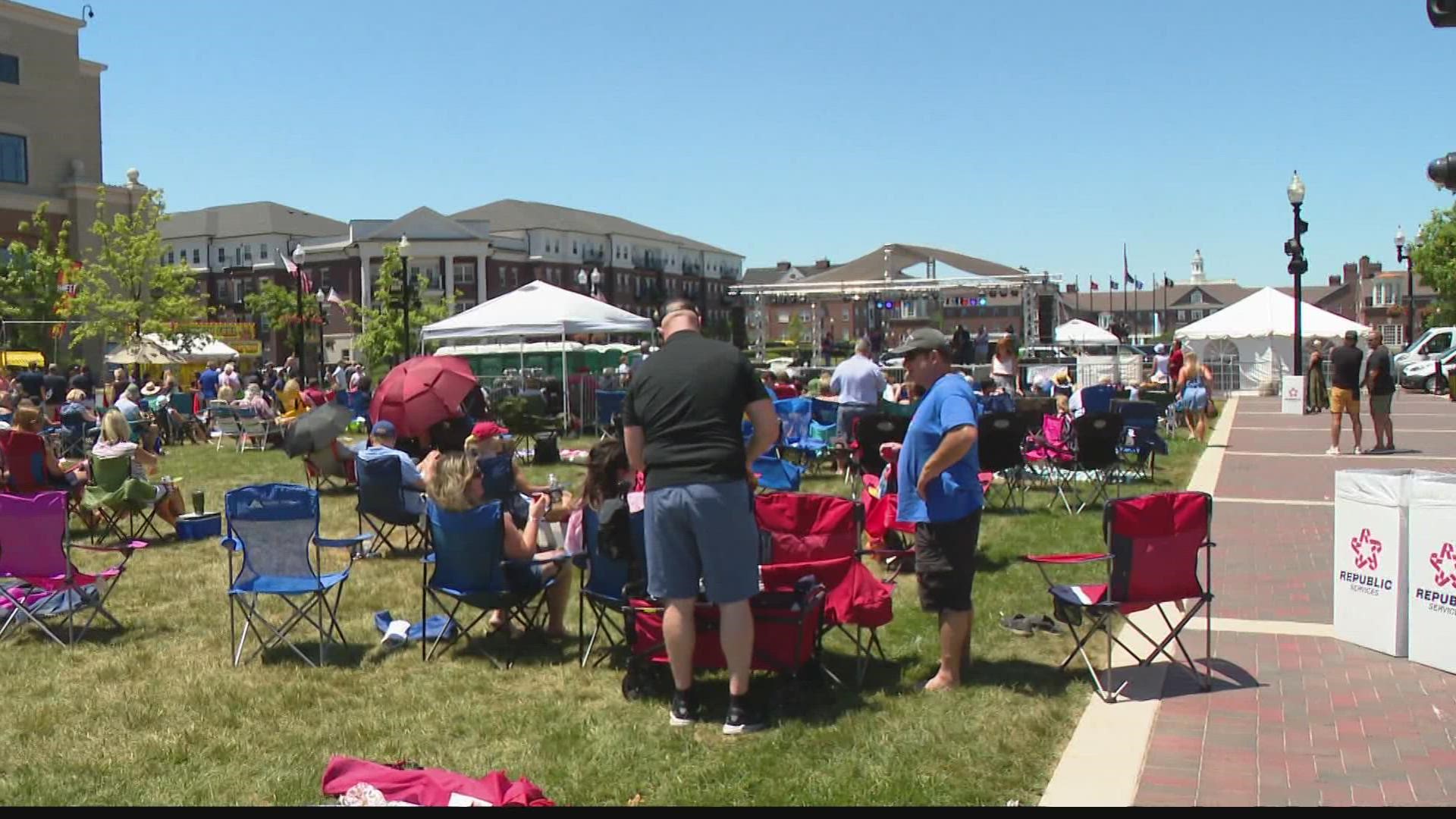 Carmel Fest kicked off Sunday. The huge summer event runs through Monday. There's food, entertainment, and vendors and there will be fireworks both tonight and tomor
