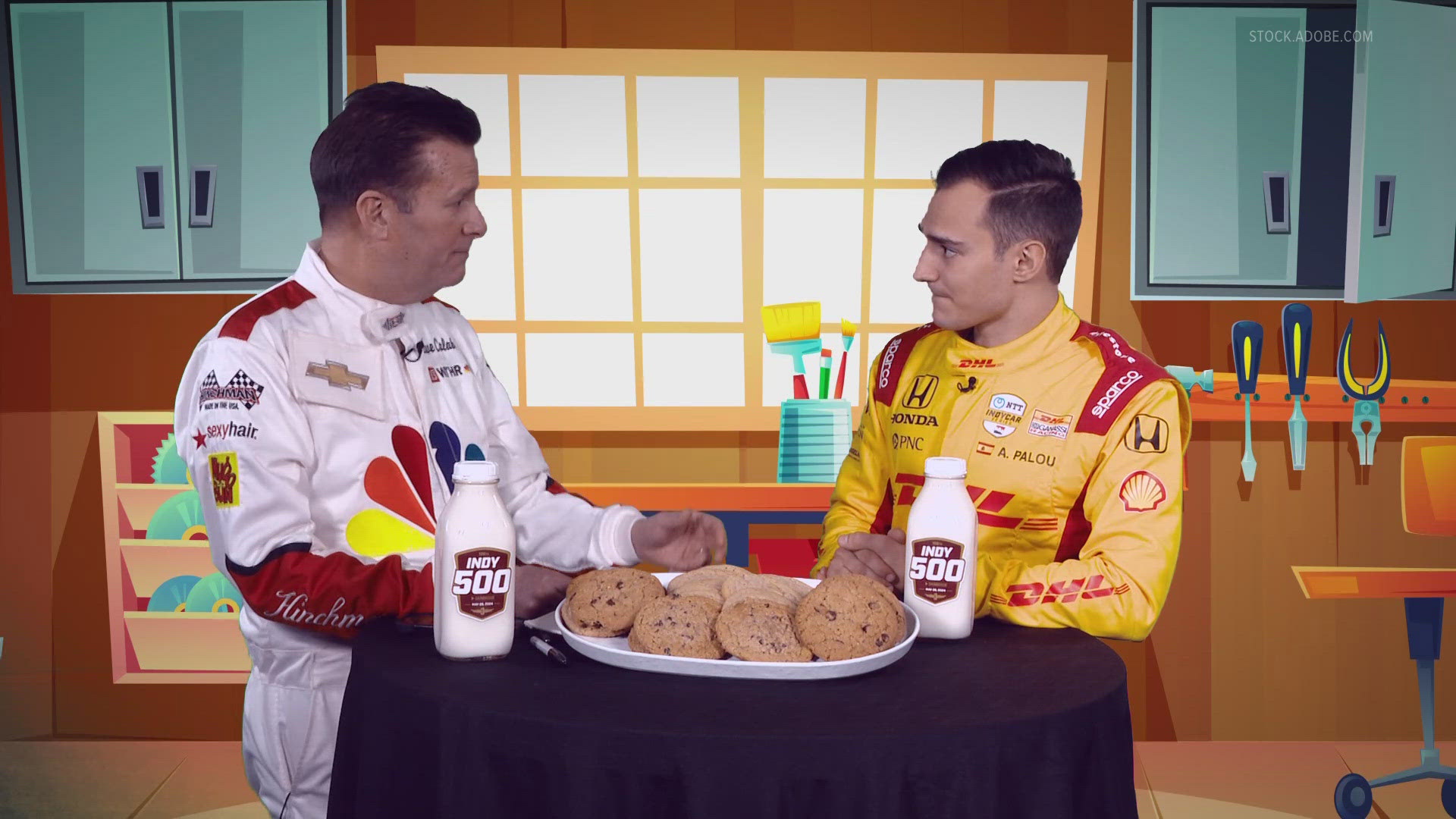 The IndyCar drivers don't hold back as they talk with Dave Calabro over Milk & Cookies.