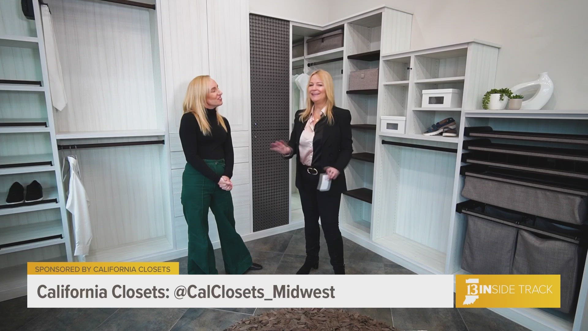 California Closets helps hoosiers stay organized beyond just a closet. Learn how they use a 3D CAD program to help you visualize your options before building.