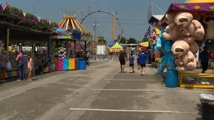 Read Pendleton man charged after allegedly stabbing family member with box cutter while working at Indiana State Fair