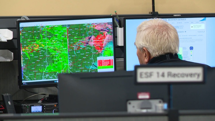 Hamilton County emergency managers tracked Wednesday's storms well in advance, fully staffed the EOC