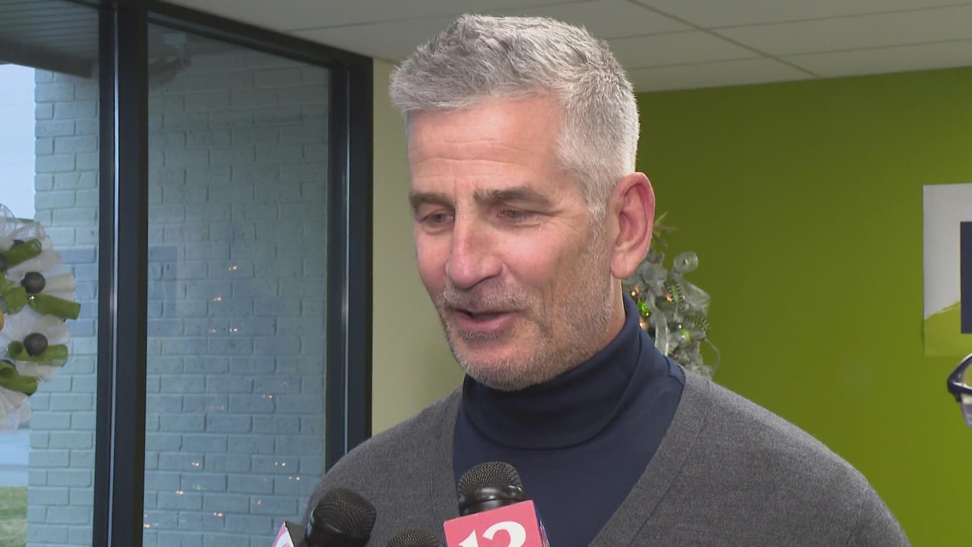 The frigid start to the season led to the firing of former Colts head coach Frank Reich, but Reich hasn't forgotten his roots.
