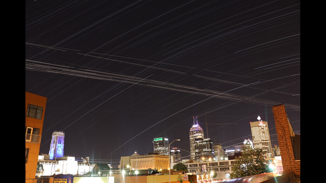 Perseid meteor shower creates stunning display over Indianapolis