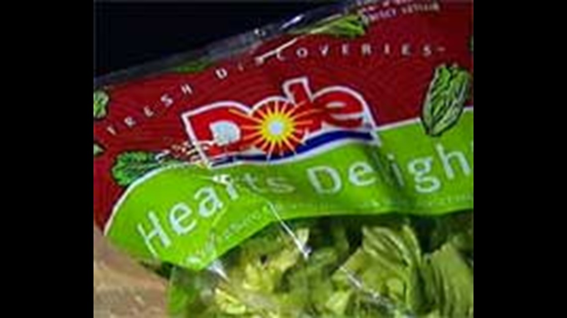 Dole recalls packaged lettuce