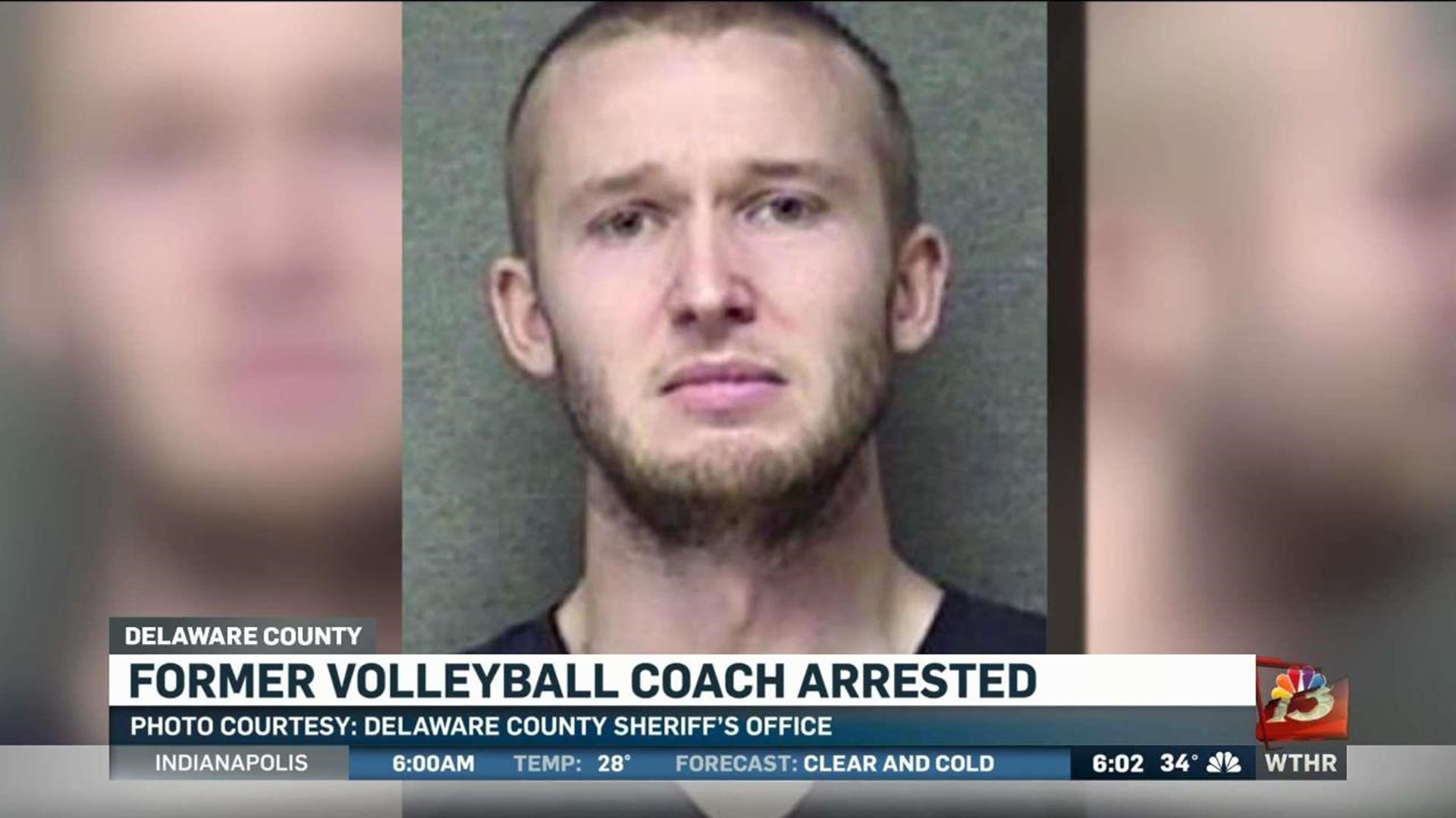 Former volleyball coach arrested