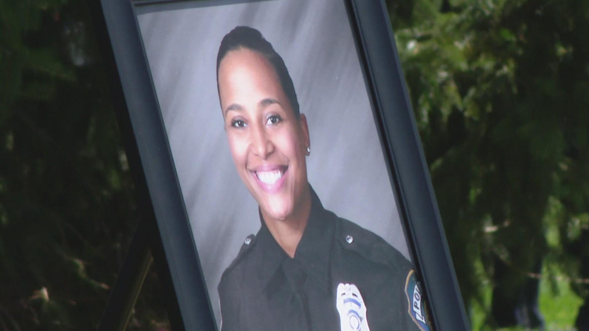 One of the officers who was honored during the service was IMPD's Breann Leath. She was killed in the line of duty in 2020.