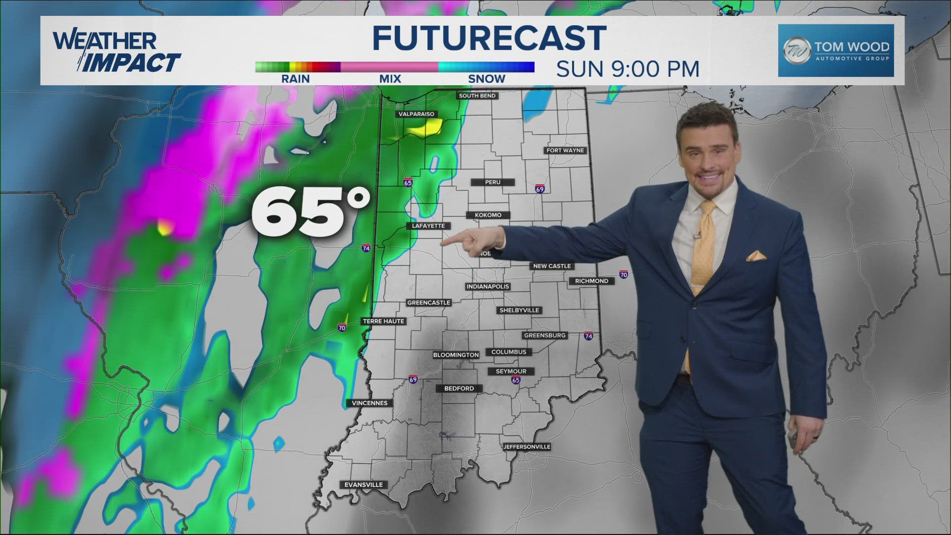 Rain and storms changing to some accumulating snow possible Sunday for ...