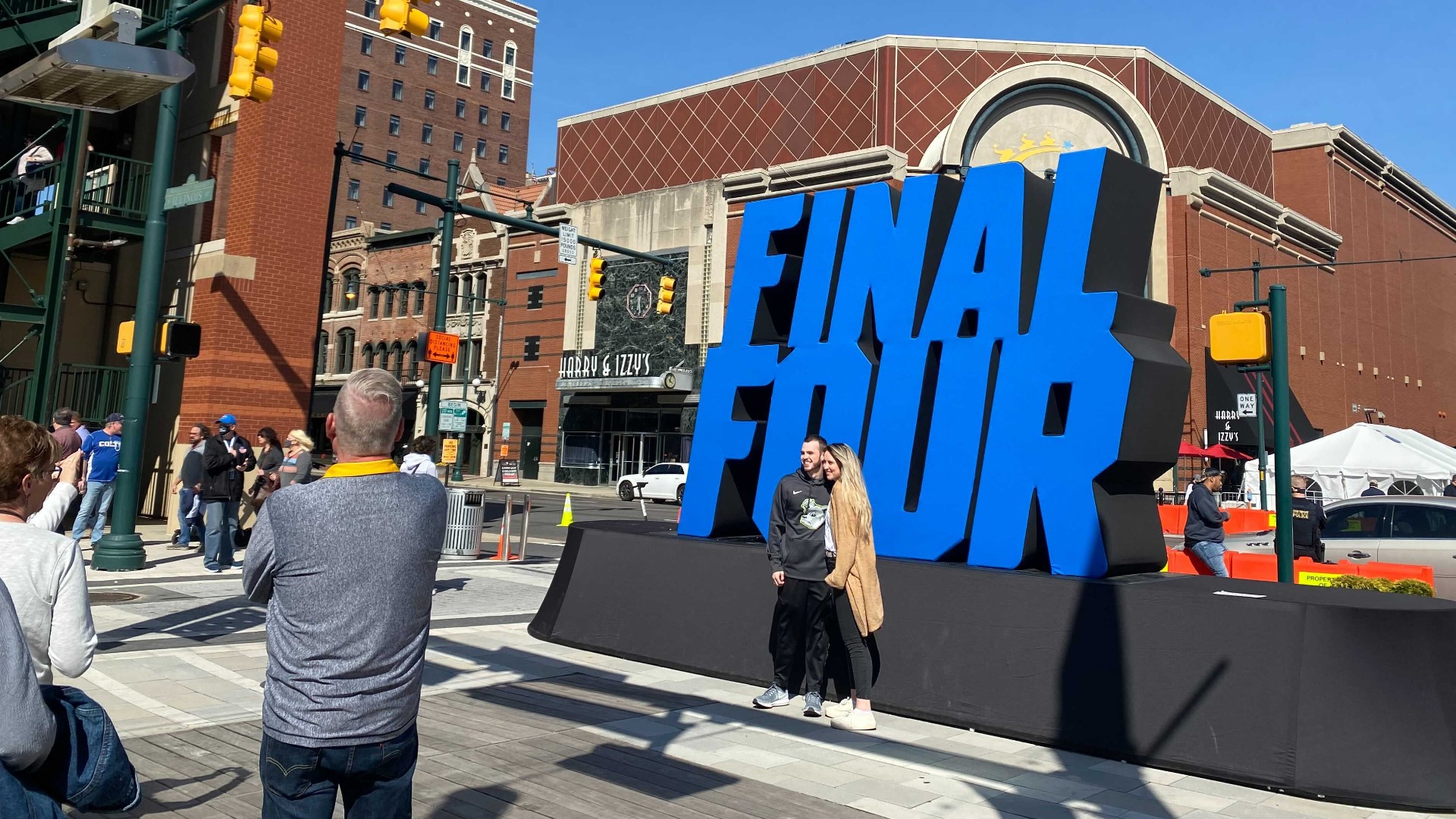 Hoosiers got their basketball fix on Saturday with the Final Four at Lucas Oil Stadium and high school boys basketball state finals at Bankers Life Fieldhouse.