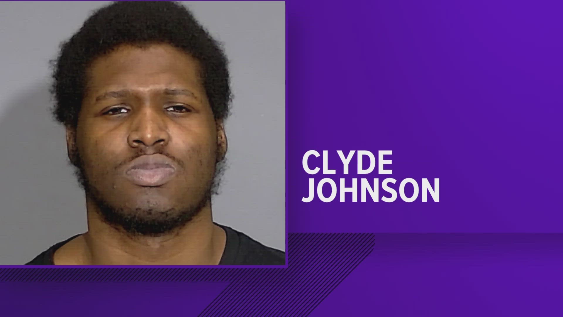 Officers arrested Clyde Johnson today. He faces charges of voluntary manslaughter aggravated battery and battery by means of a deadly weapon.