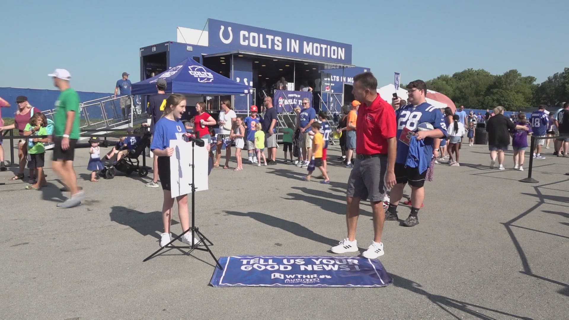 Dave Calabro shows us some Good News at Indianapolis Colts training camp.