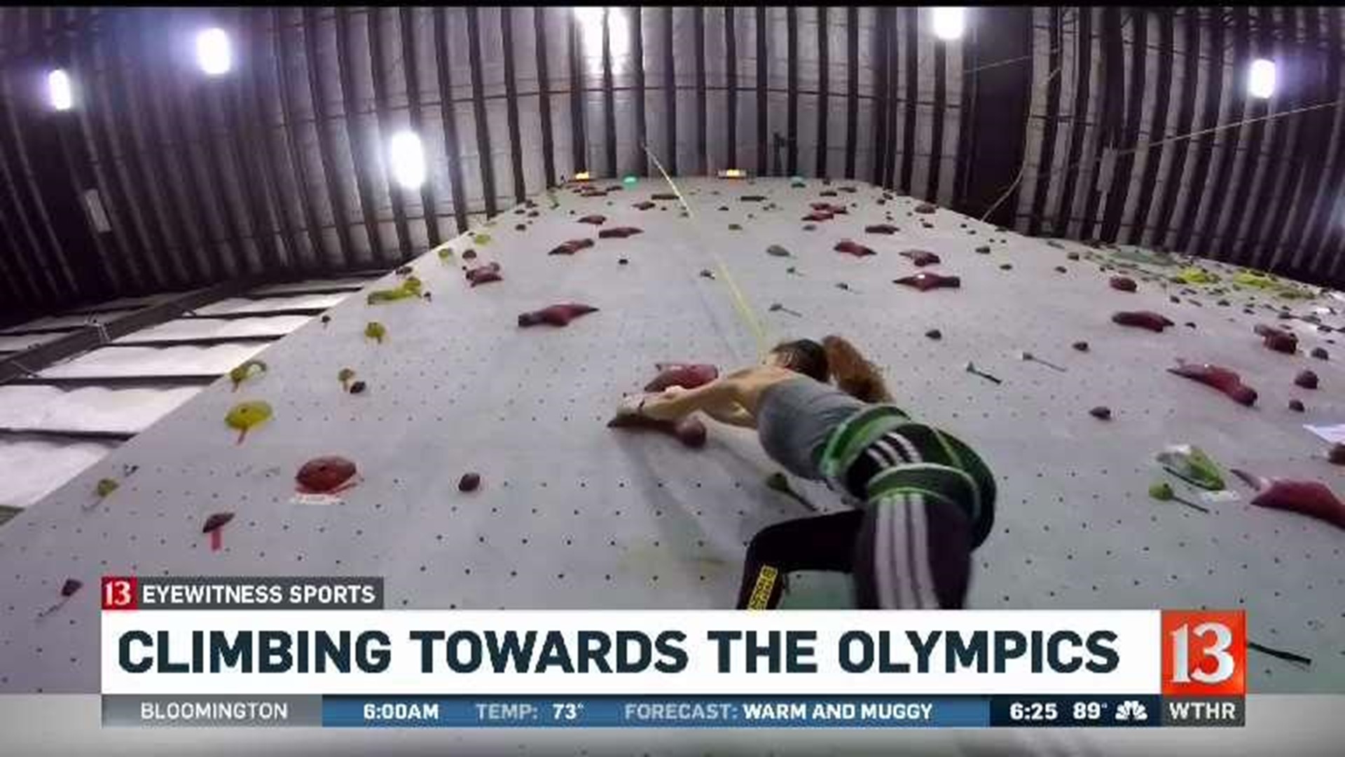 Climbing toward the Olympics