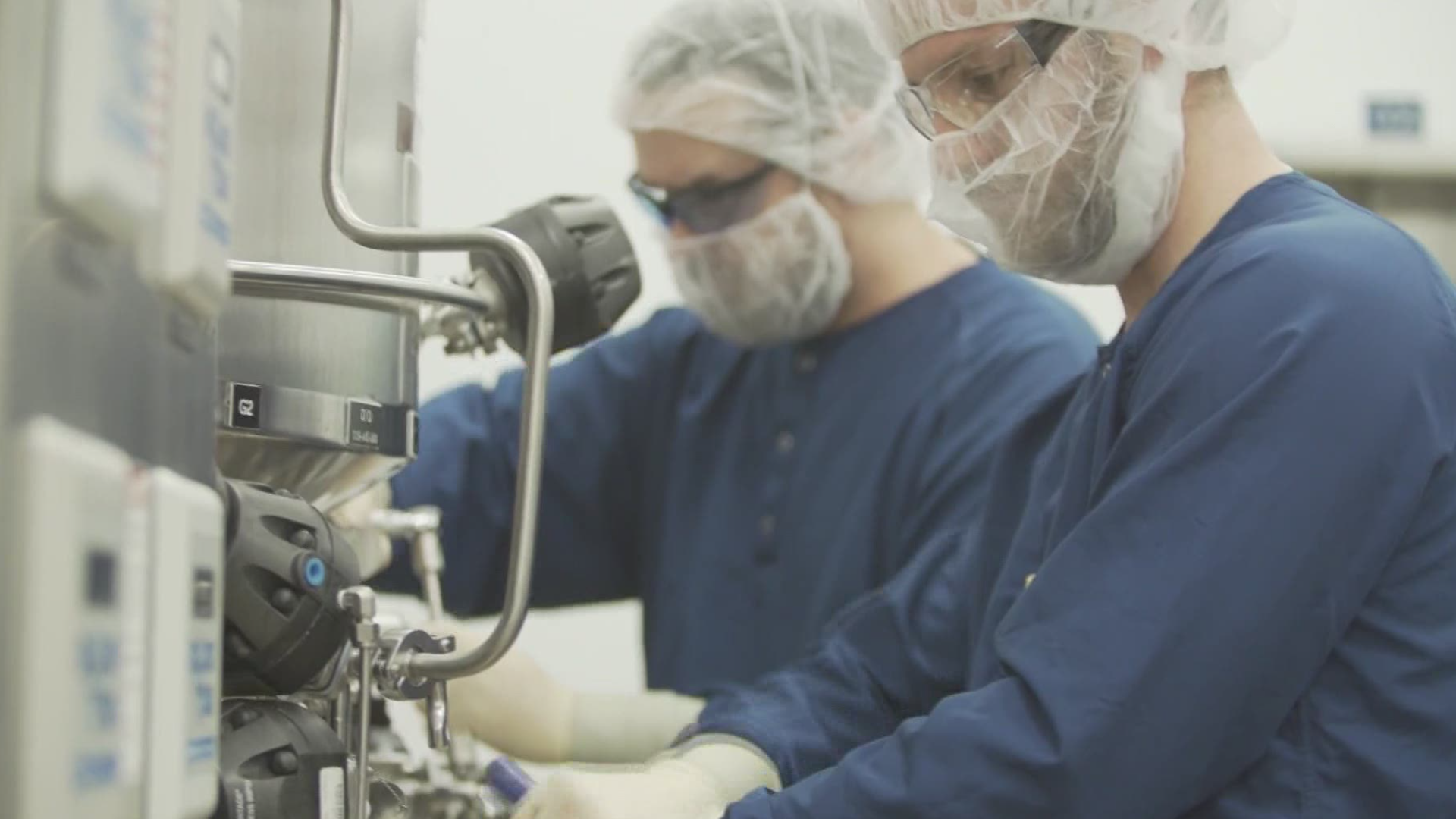 About 500,000 doses a day of Moderna's vaccine are being produced right here in Indiana.