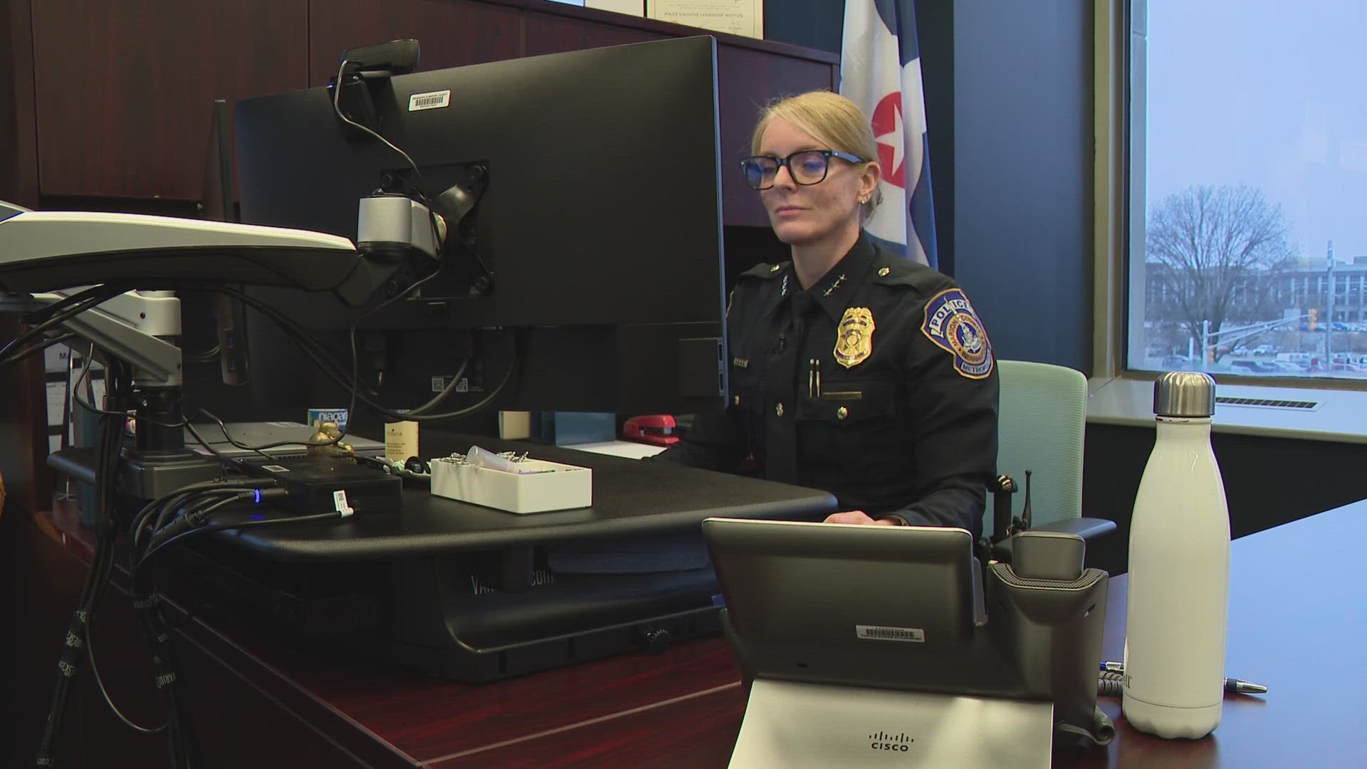 13News reporter Karen Campbell talked with newly appointed IMPD Assistant Chief Catherine Cummings.