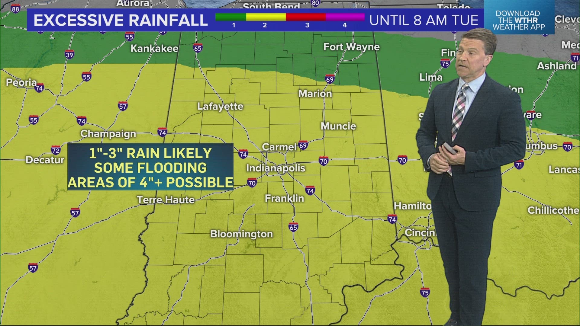 Today we will have our share of dry hours, but late-day and evening storms come in with a slight risk for severe weather.