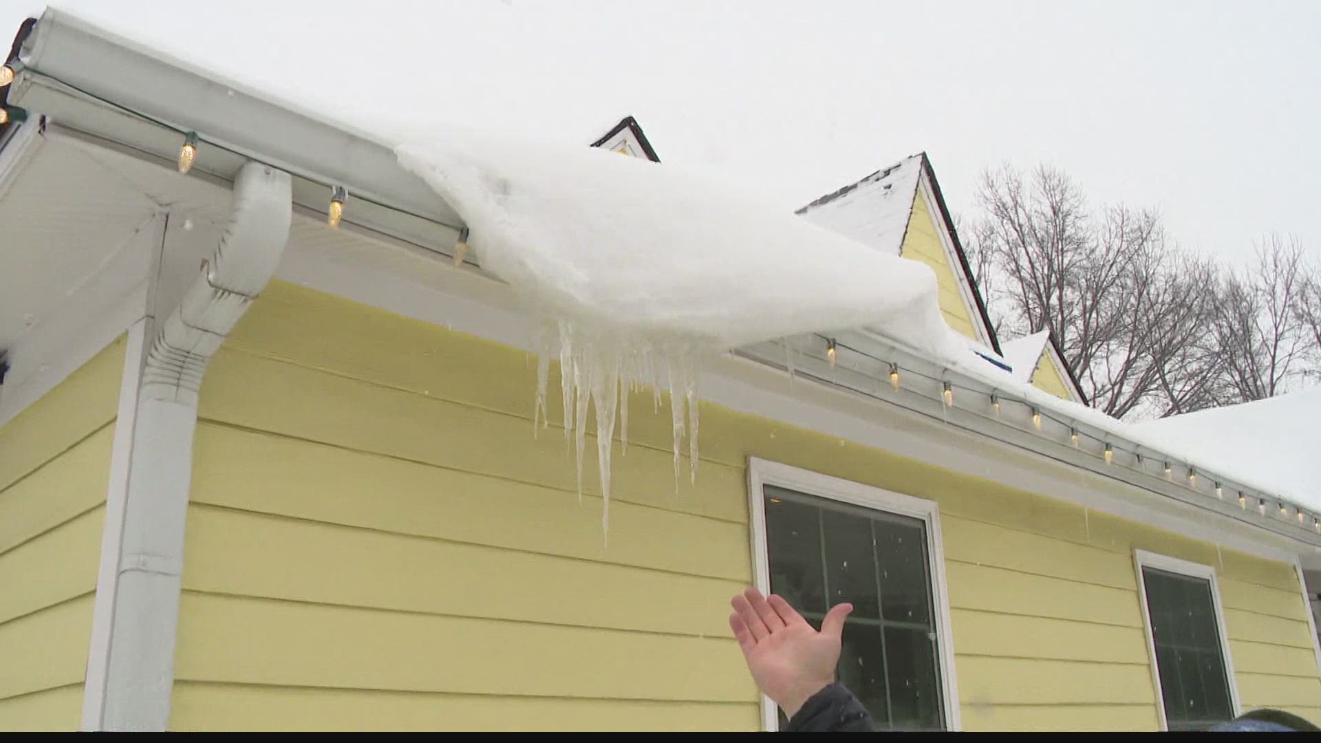 Ice forming on your gutters can damage the gutters, shingles and interior walls and ceilings.
