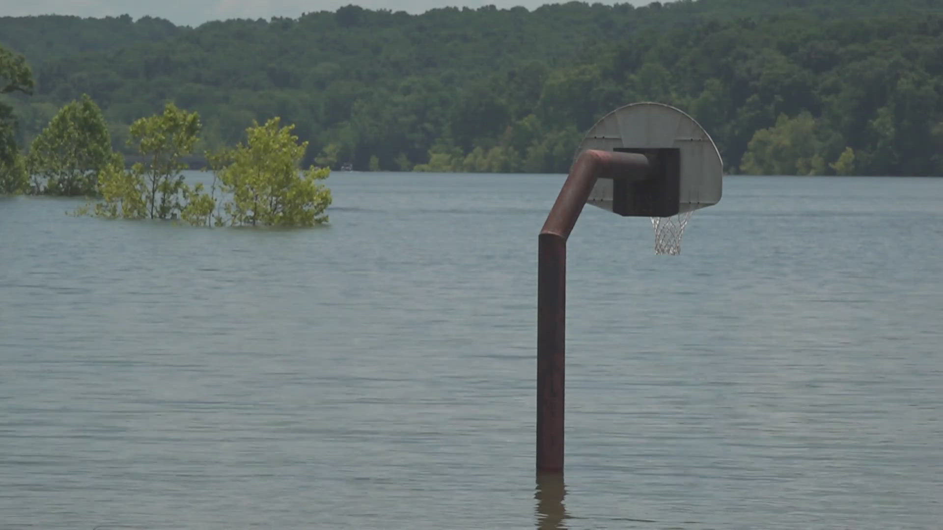 Water levels at the lake are sitting 13 feet higher than where it should be, Indiana DNR said Thursday.