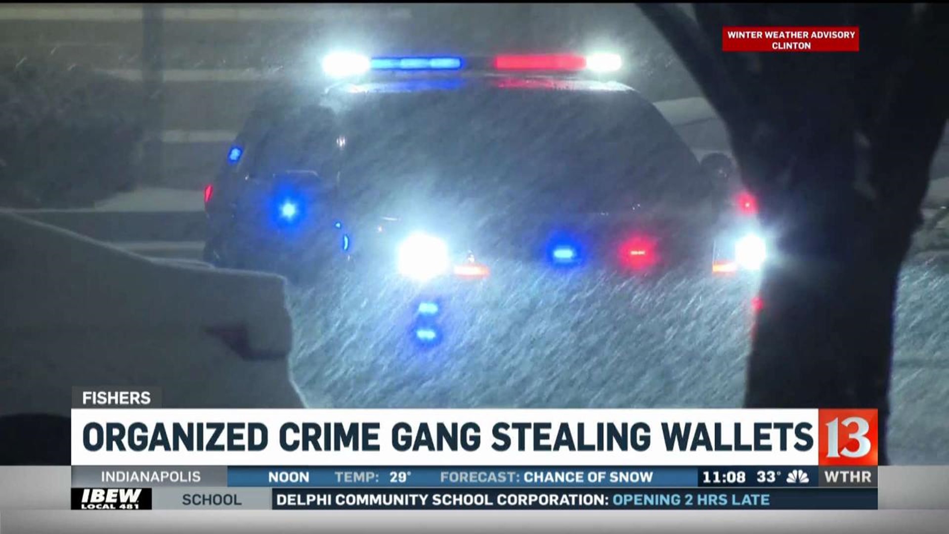 Organized crime gang stealing wallets