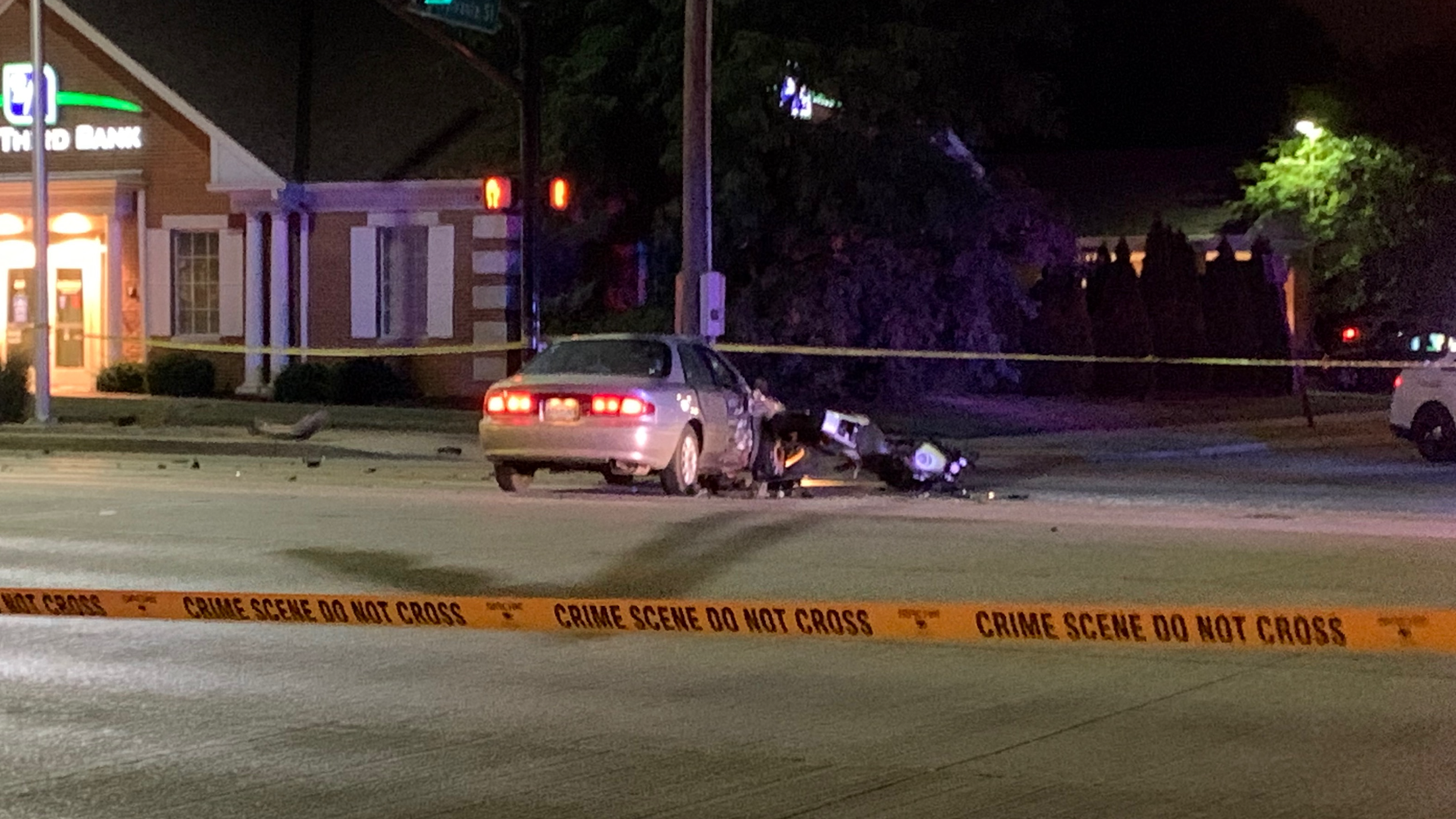 The crash happened Monday around 10:15 p.m. at the intersection of East 38th and North Pennsylvania streets.