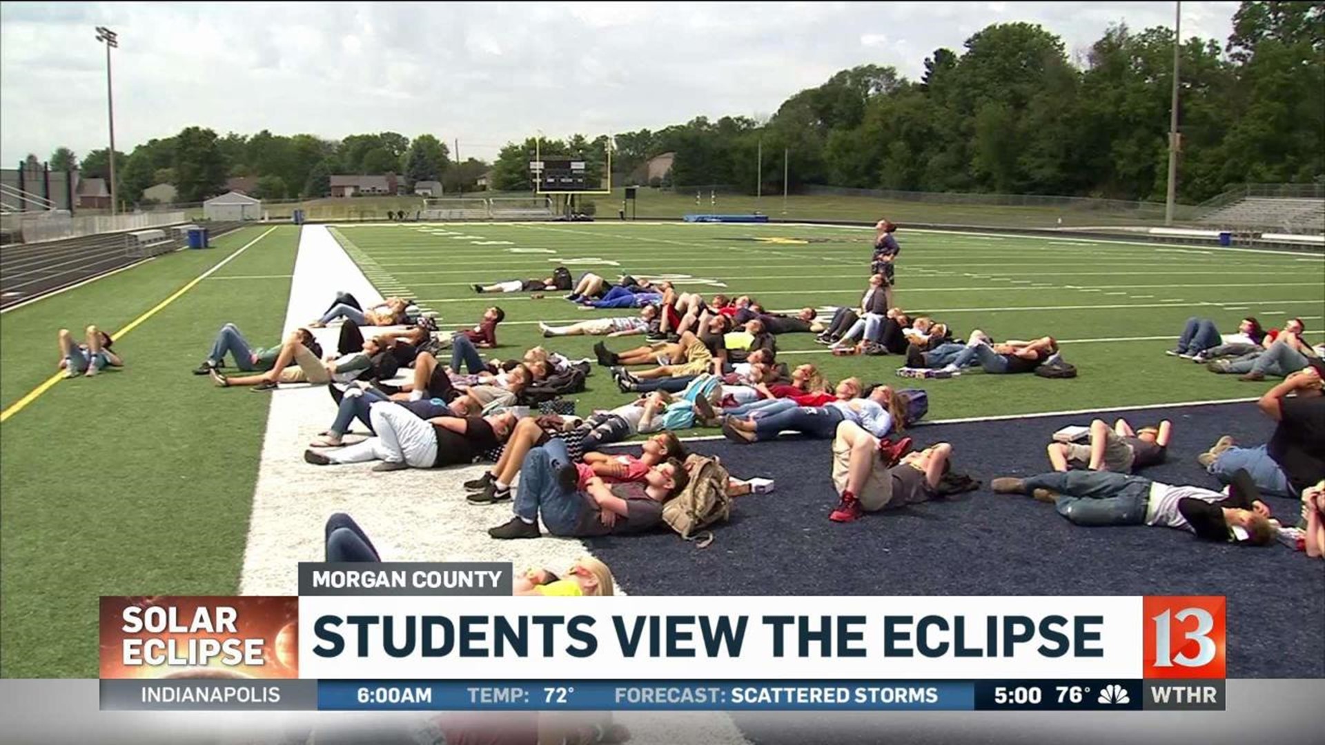 Mooresville high school students take in solar eclipse | wthr.com