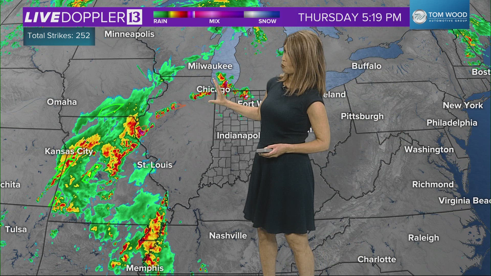 13News meteorologist Angela Buchman previews what is expected to be a soggy Friday in central Indiana.