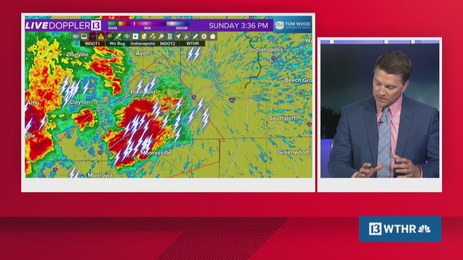 Sean Ash has an update on strong storms moving into Marion County.