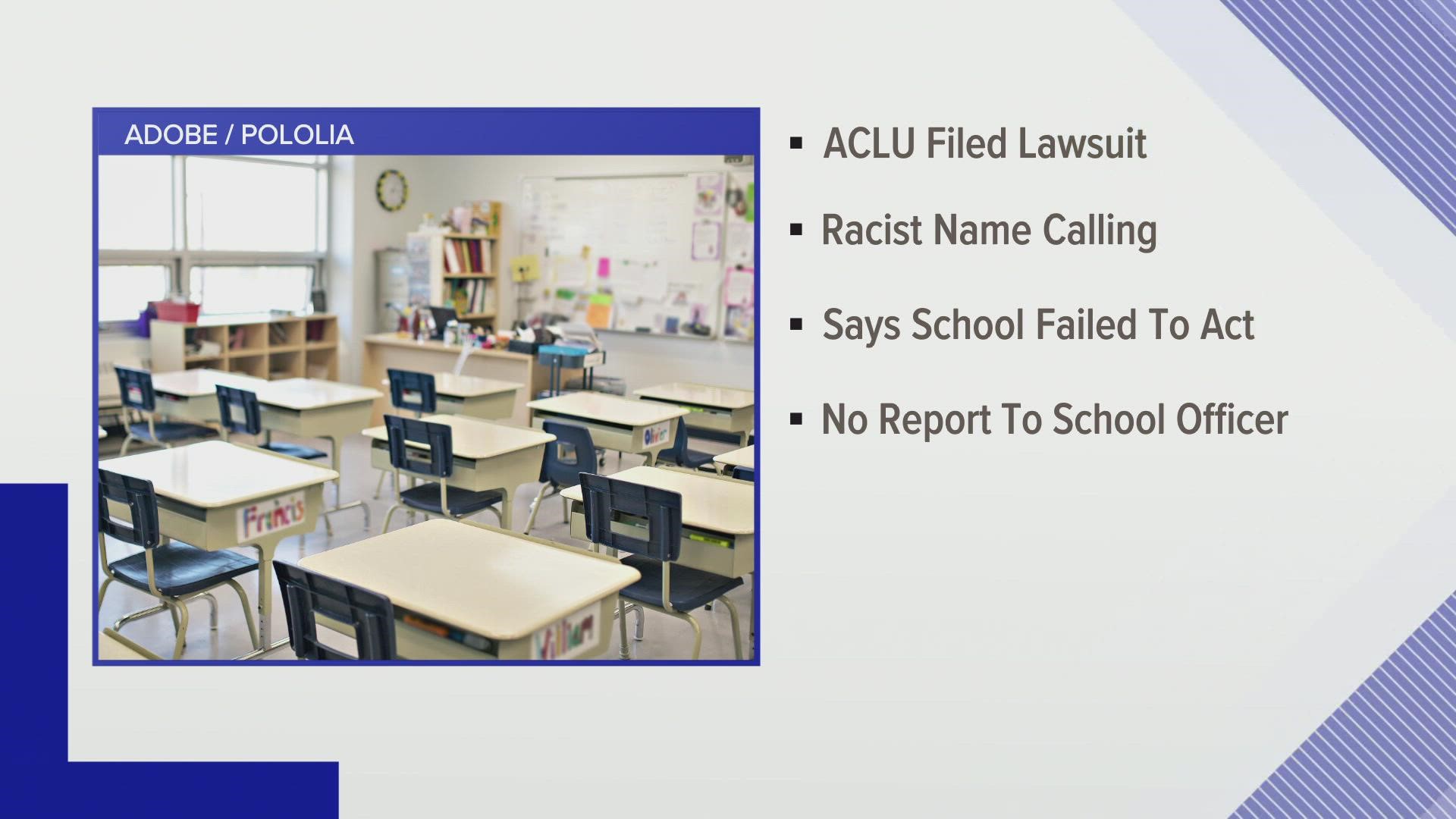 The ACLU filed a lawsuit against the Westfield Washington School Corp. on Thursday,