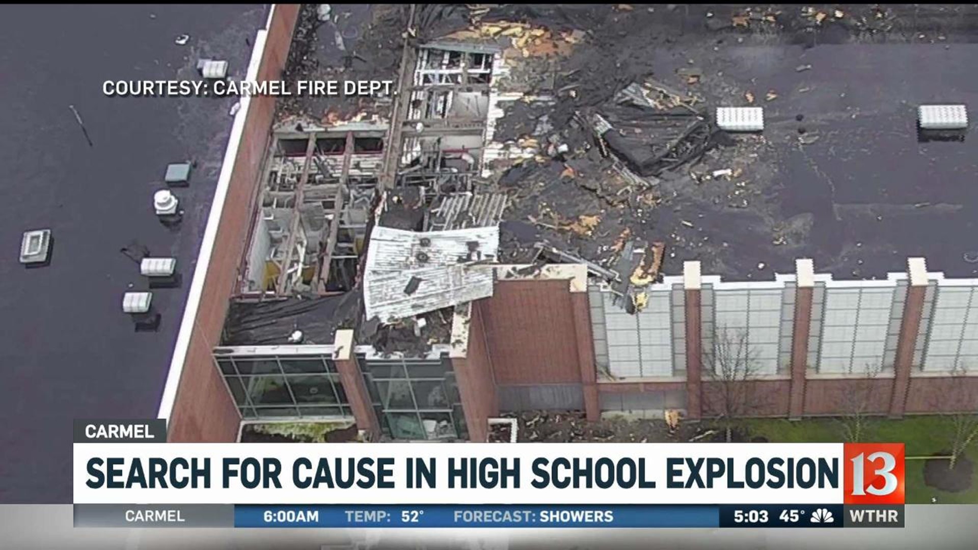 Workers improving after injuries in explosion at Carmel High School