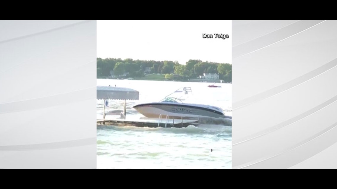 10 hurt by runaway boat on Lake Gage