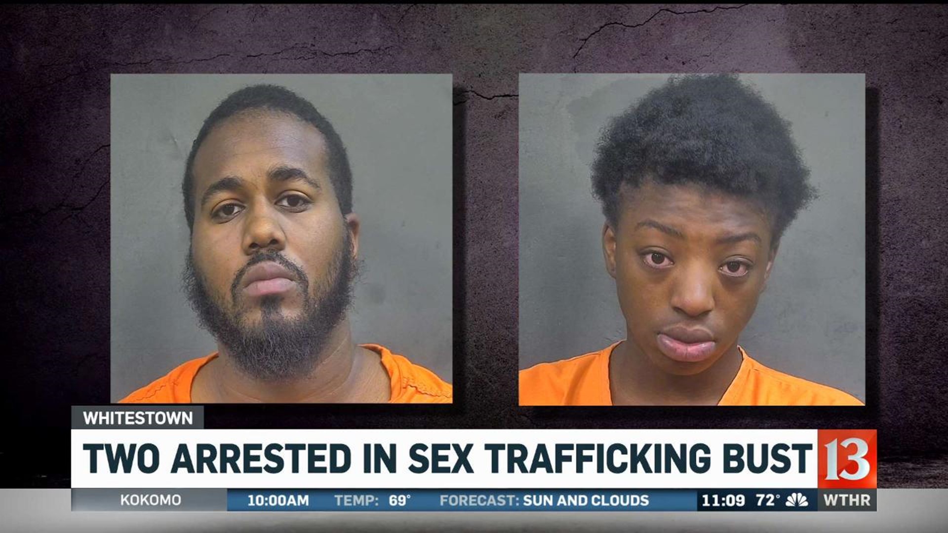 Whitestown police charge two in sex trafficking of 16-year-old girl |  wthr.com