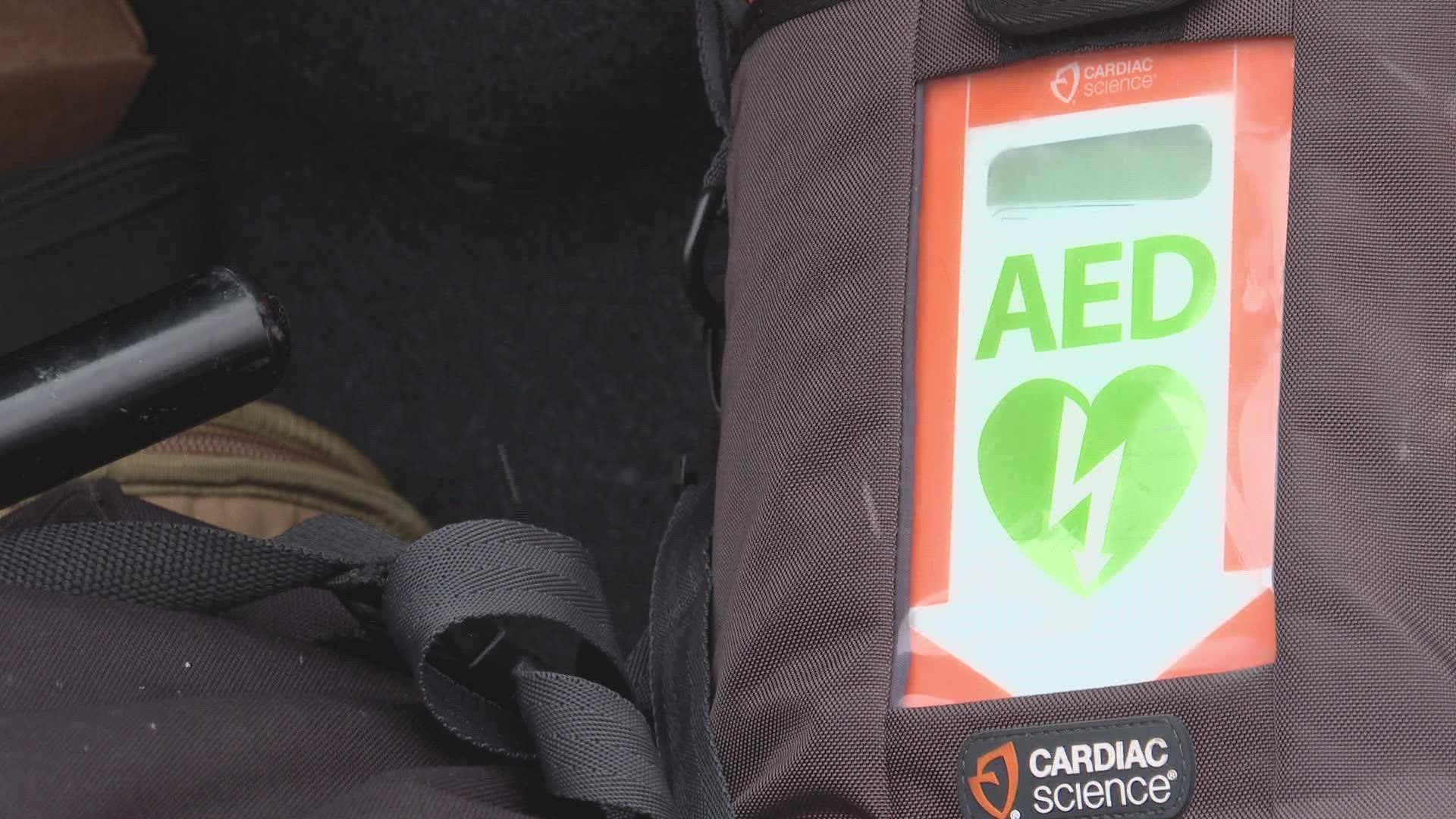 By making AEDs more accessible, police say it lets them provide lifesaving care more quickly.