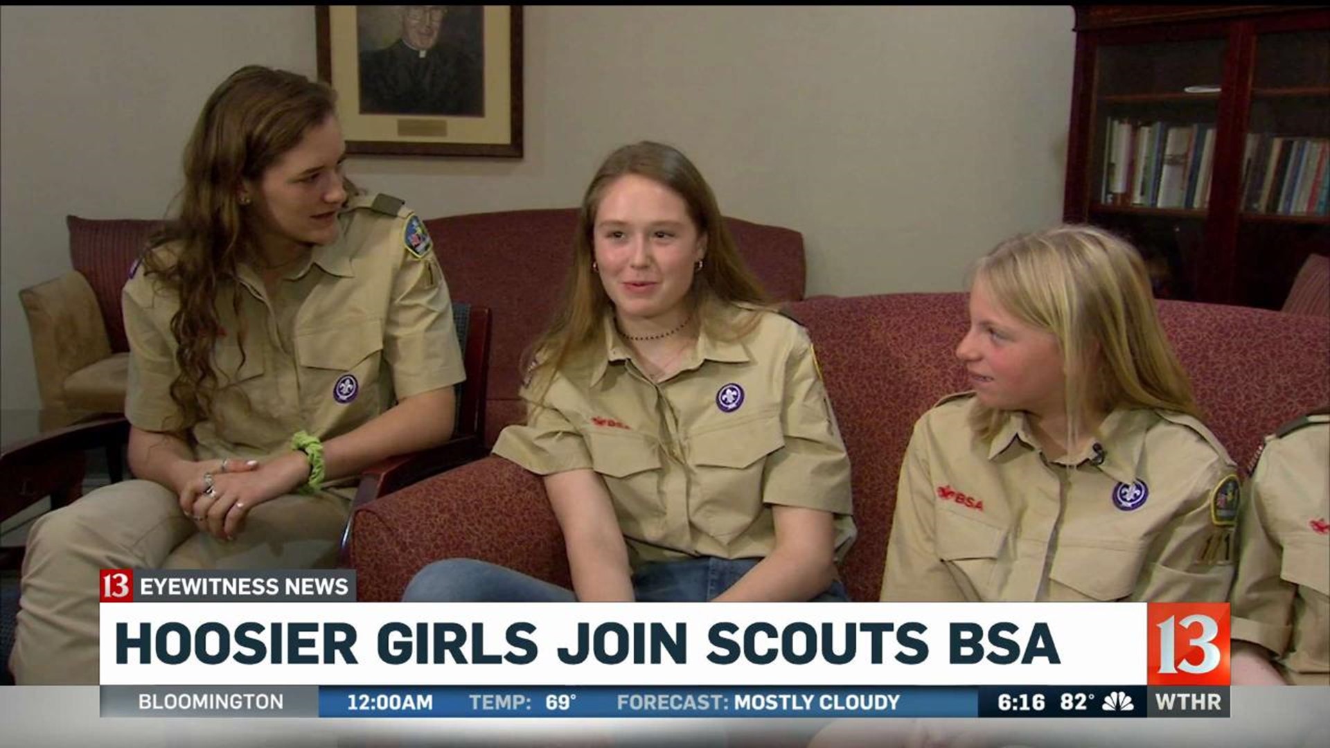 Hoosier Girls join scouts
