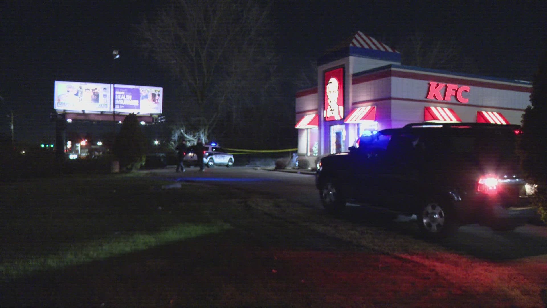Police say the 24-year-old suspect was fired from the restaurant earlier in the day before returning.