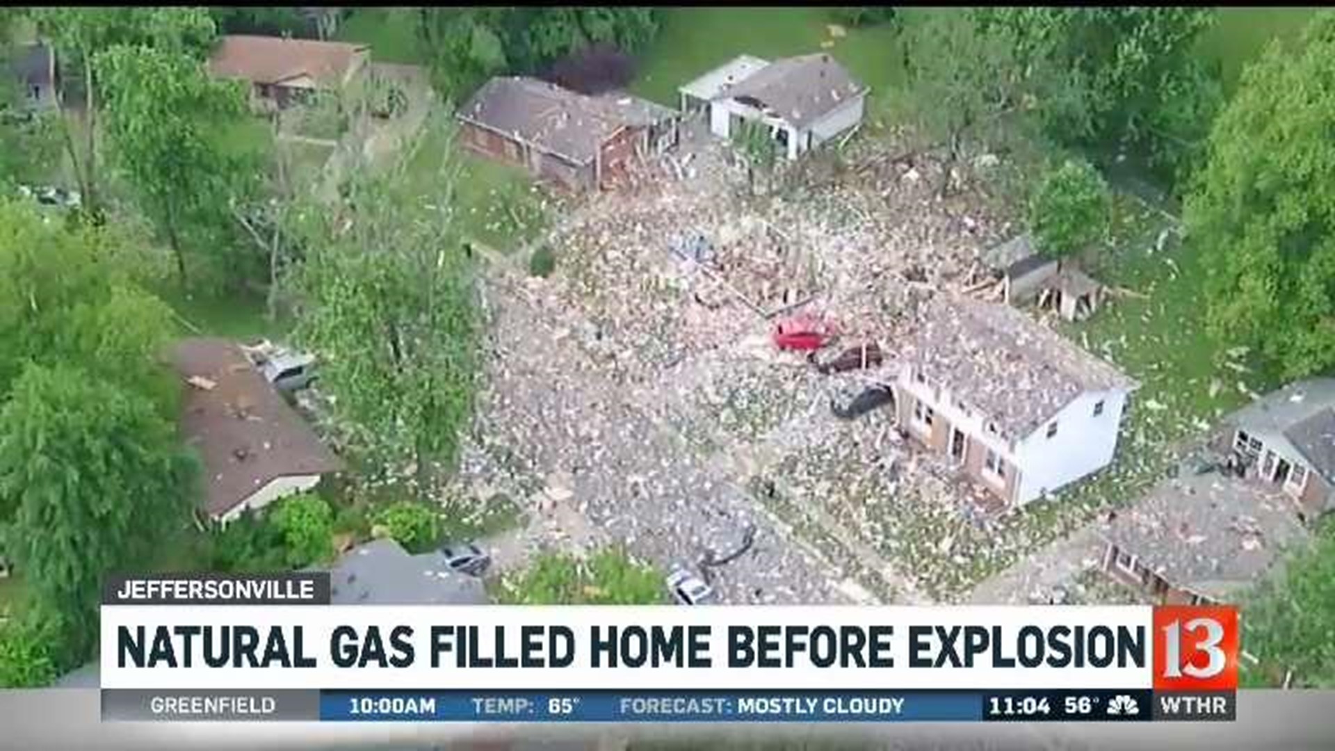Natural Gas Filled Home Before Explosion