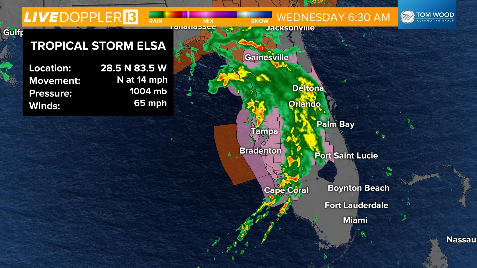 Live Doppler 13 Weather Blog: Latest on Tropical Storm Elsa | wthr.com