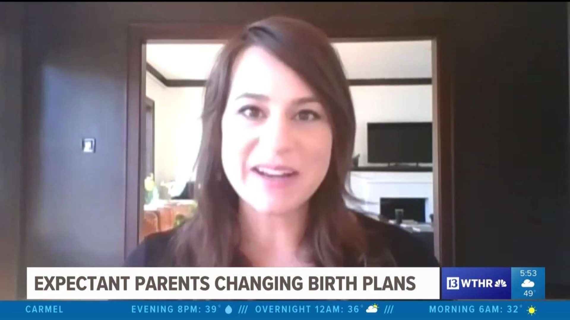 Expectant parents changing birth plans