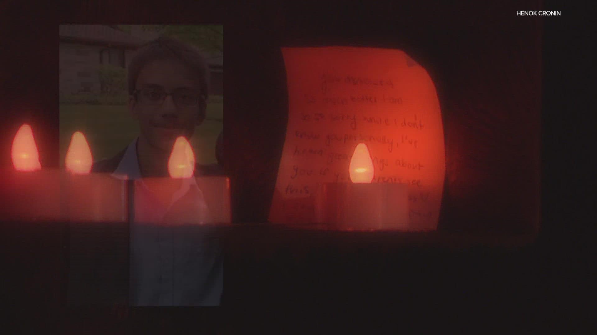 Students came together Wednesday for a campus vigil to remember Varun Chheda.