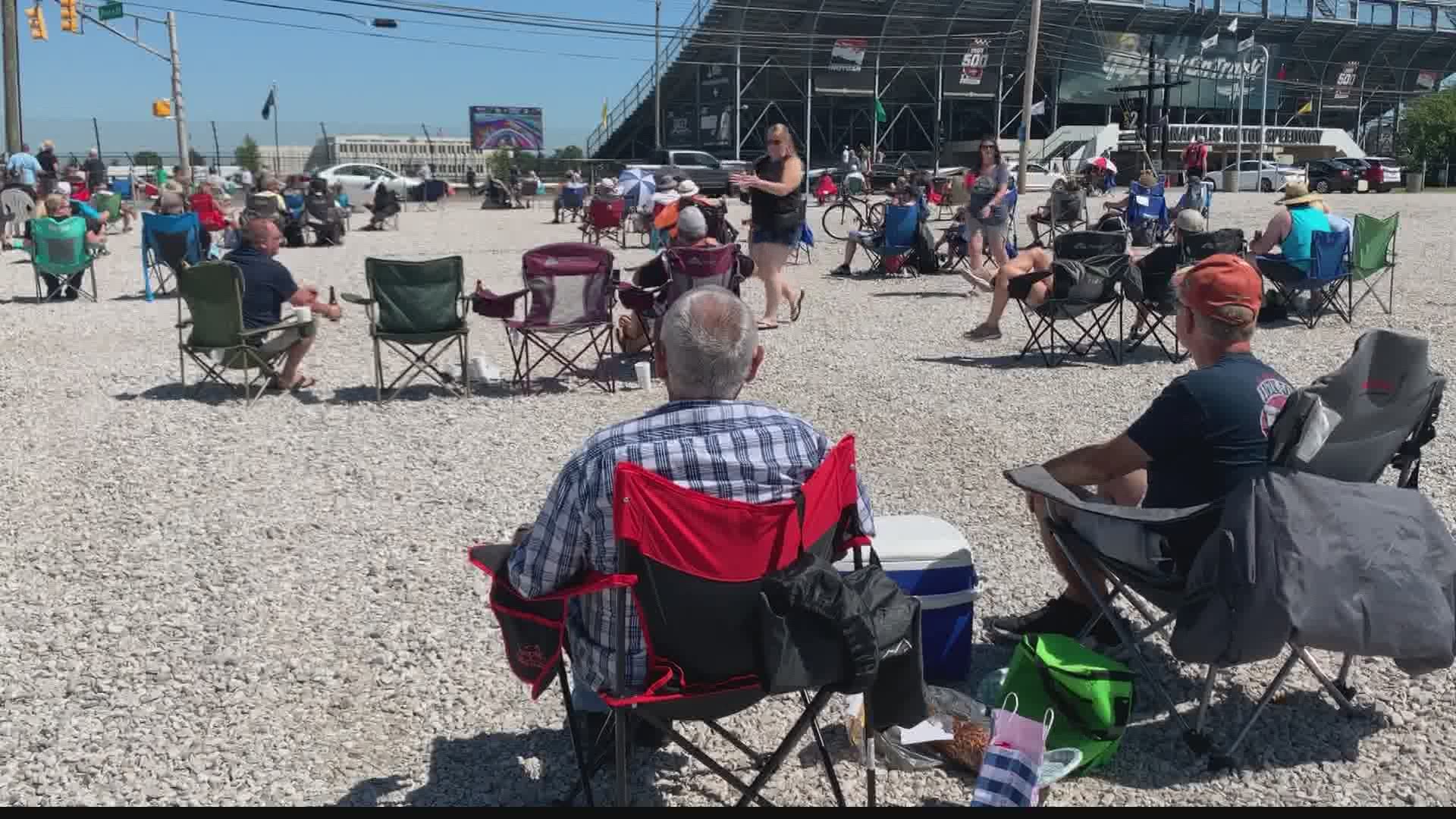 Die hard race fans still plan to gather outside the Motor Speedway.