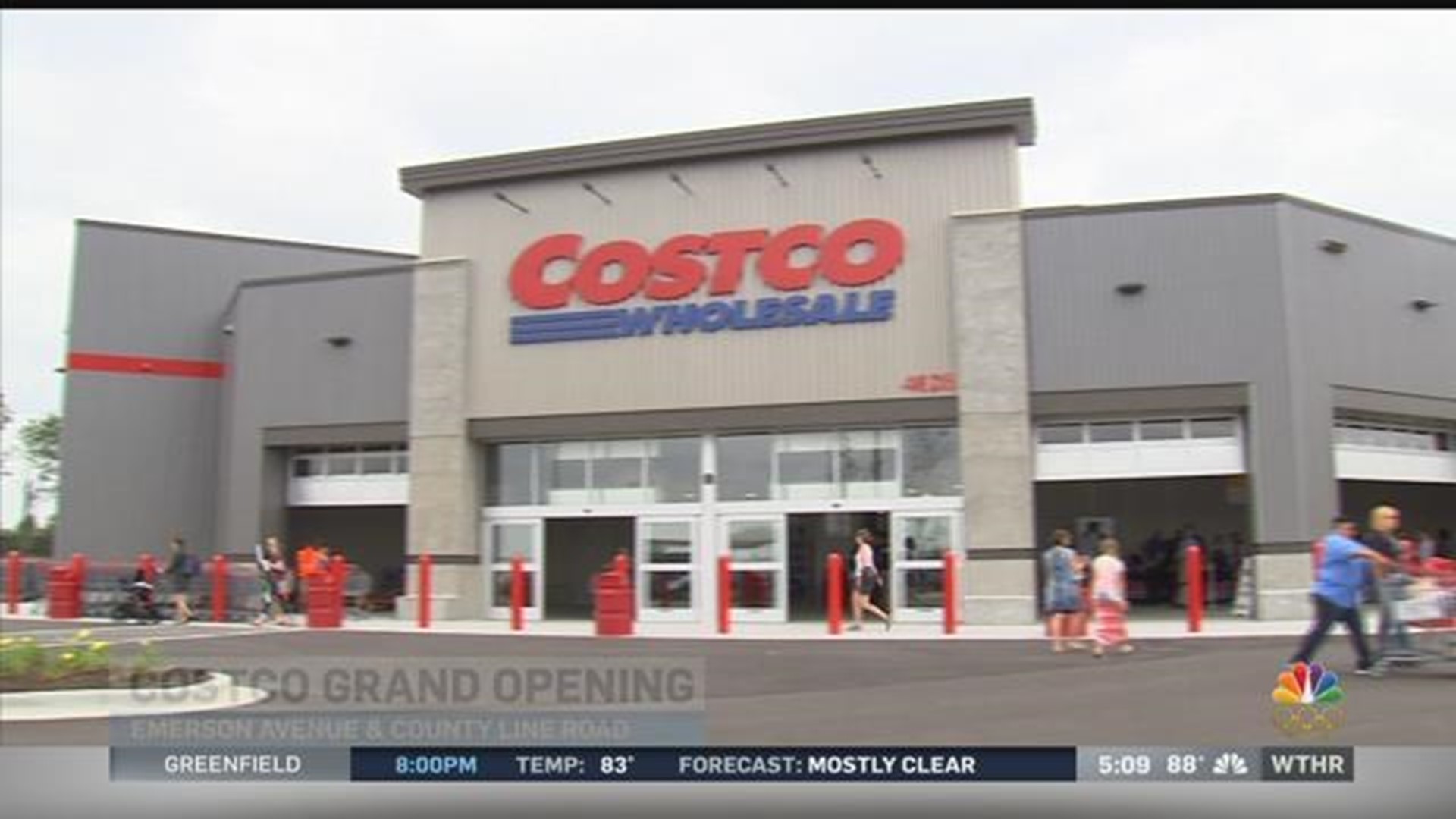 Costco grand opening on Indianapolis south side