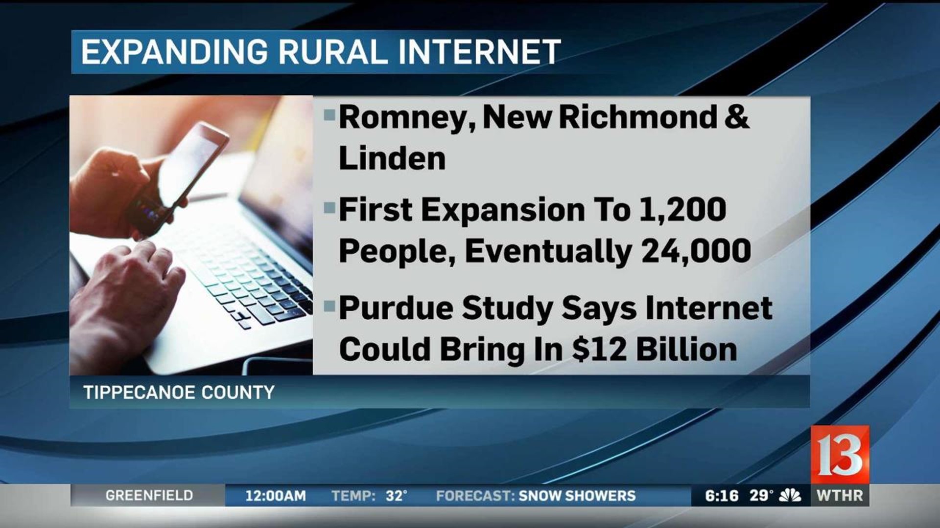 Tippecanoe Co. To Expand Rural Internet