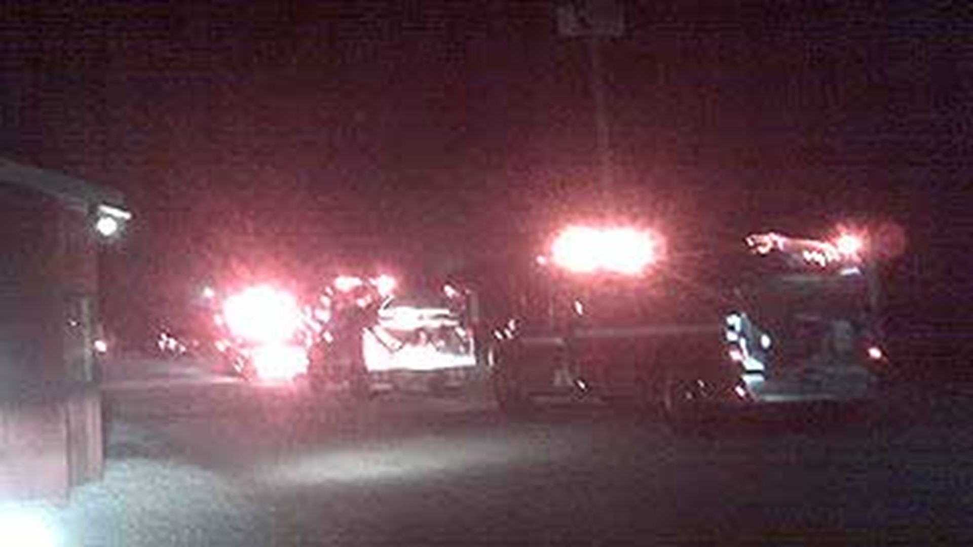 Crews battle large mulch fire