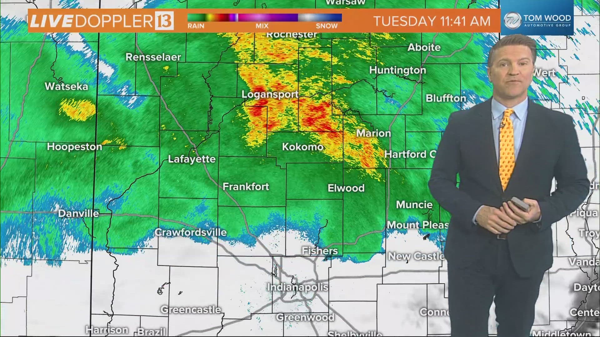 We are tracking rain this morning and to some extent, everyone will be in a place to get wet today in central Indiana.