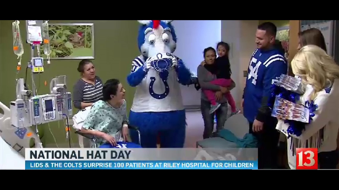 LIDS, Colts cheerleaders and Blue bring 