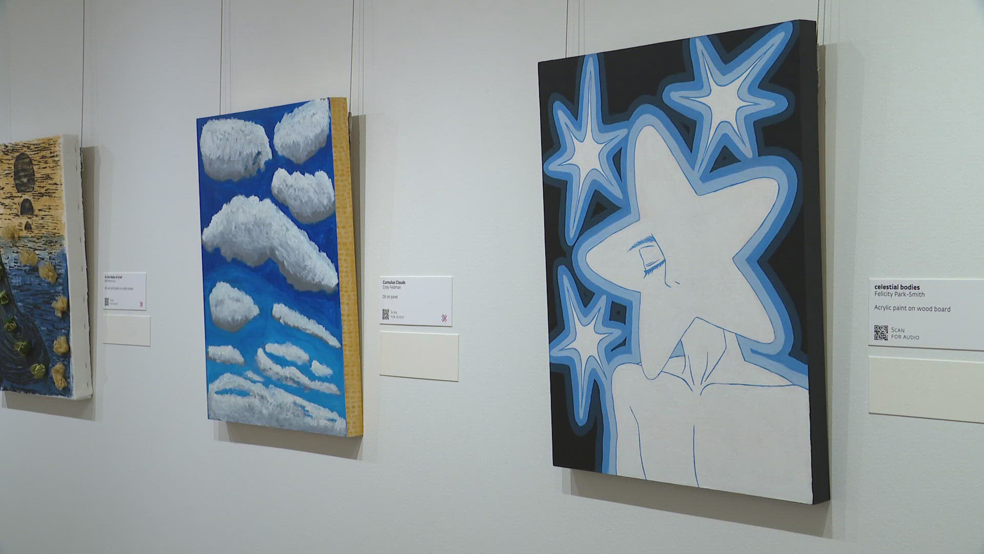 The exhibit showcase pieces by artists with disabilities.