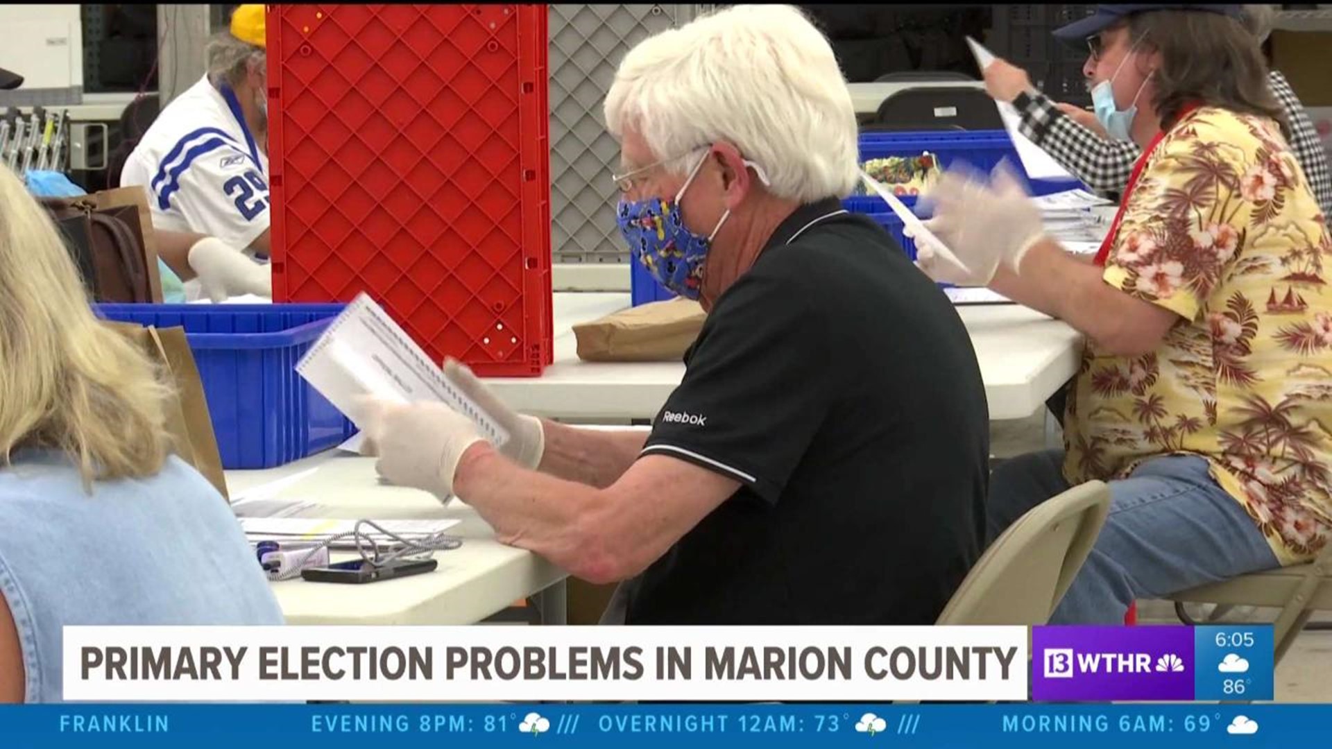 Primary election problems in Marion County
