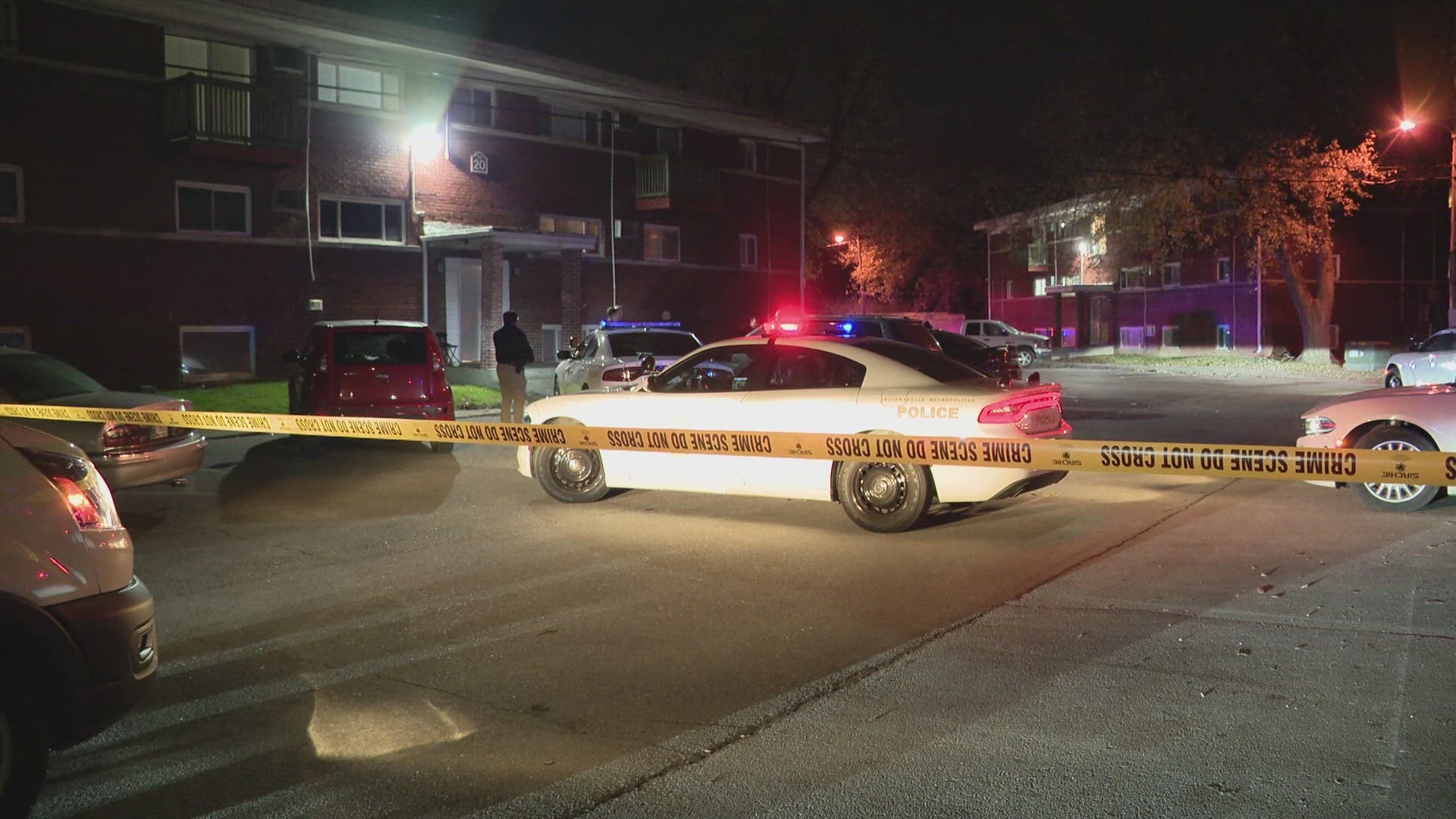 The shooting happened shortly before 6 p.m. Saturday near West Michigan Street and Holt Road.
