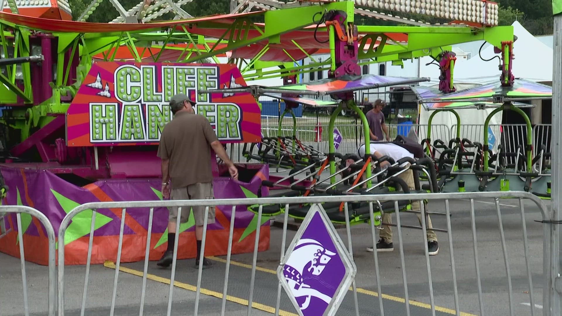 A lot of people are going to be coming for these rides here at the state fair. In fact, there are 50 of them this year.