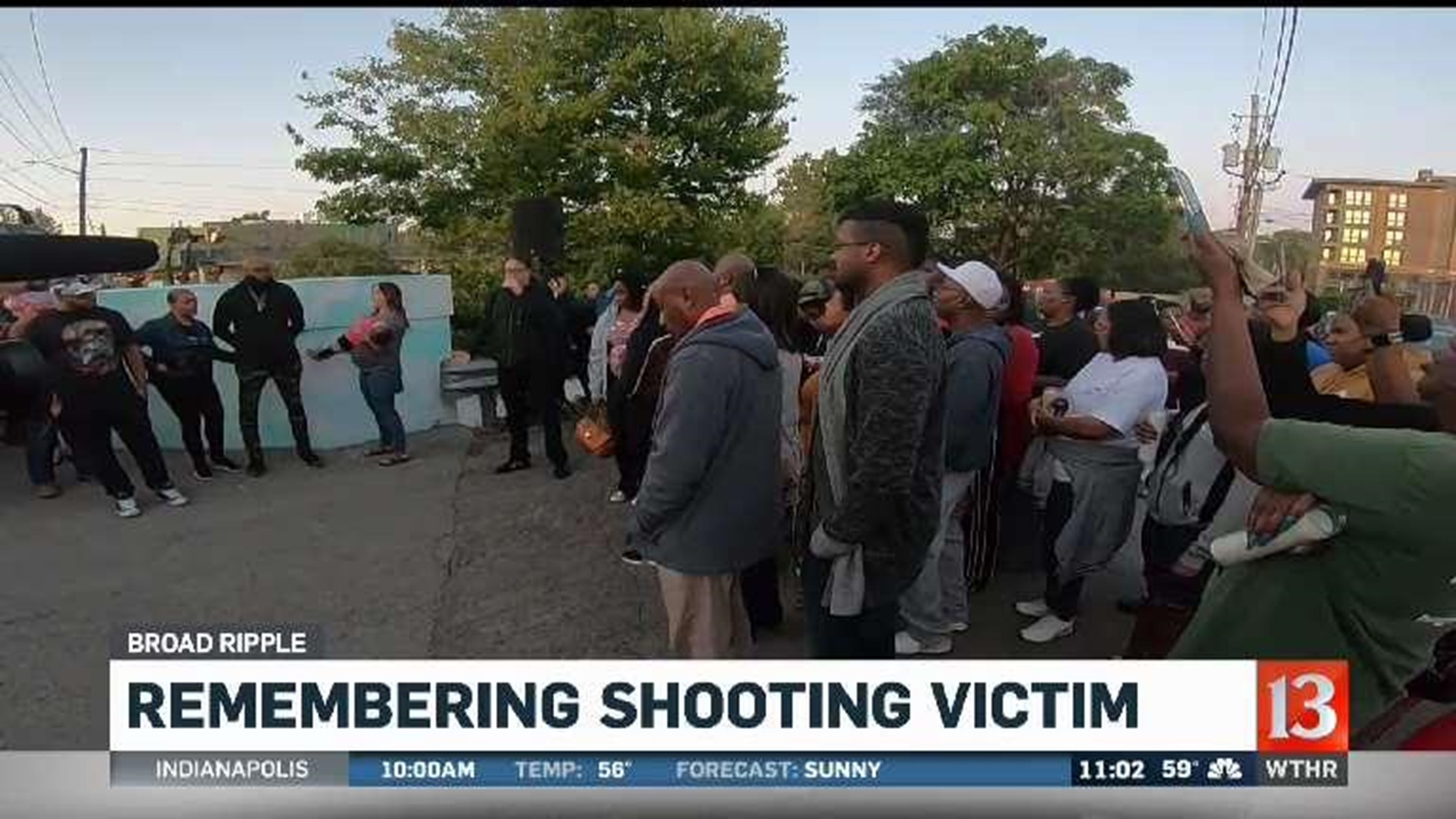 Vigil for Broad Ripple shooting victim