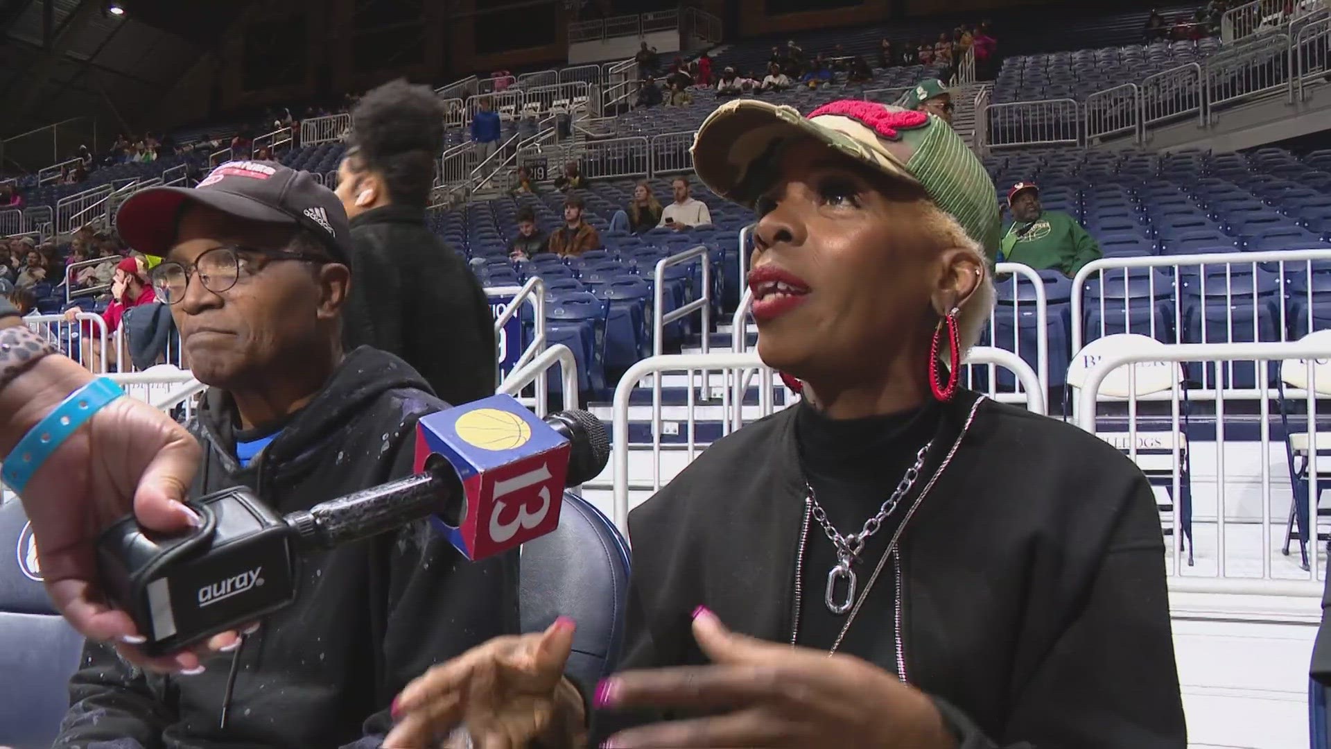 The event took place Wednesday night at Hinkle Fieldhouse.