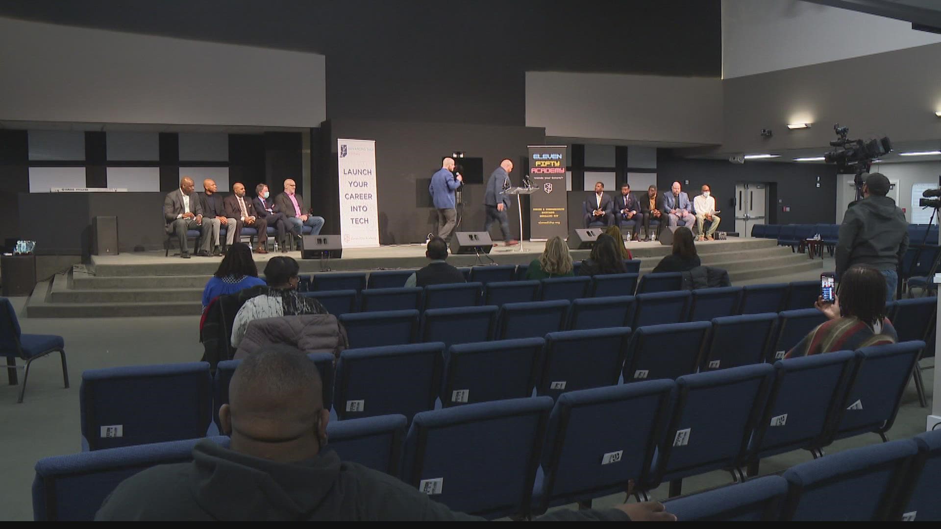 A new academy is hoping to make big changes to the tech world and neighborhoods on the east side Indianapolis.