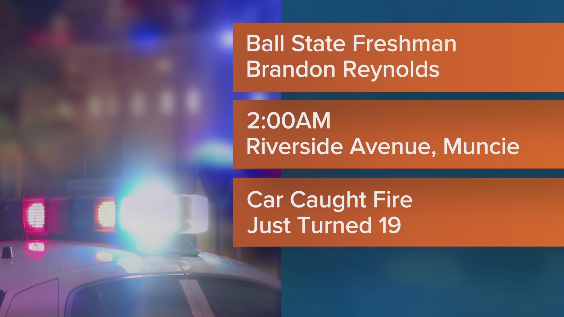 Brandon Reynolds of Muncie was a Ball State freshman who was killed in a single-car crash on campus early Friday.